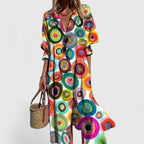 Feminine Boho Dress with an Elegant Touch, Fashionable Design