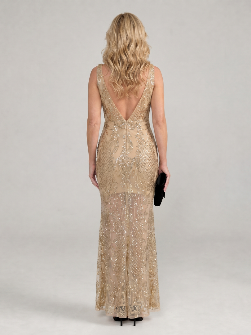 Sequin Sleeveless Midi Dress | Sparkling Party Summer Style