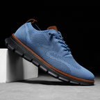 Reese | Men's Navy Mesh Knit Sneaker