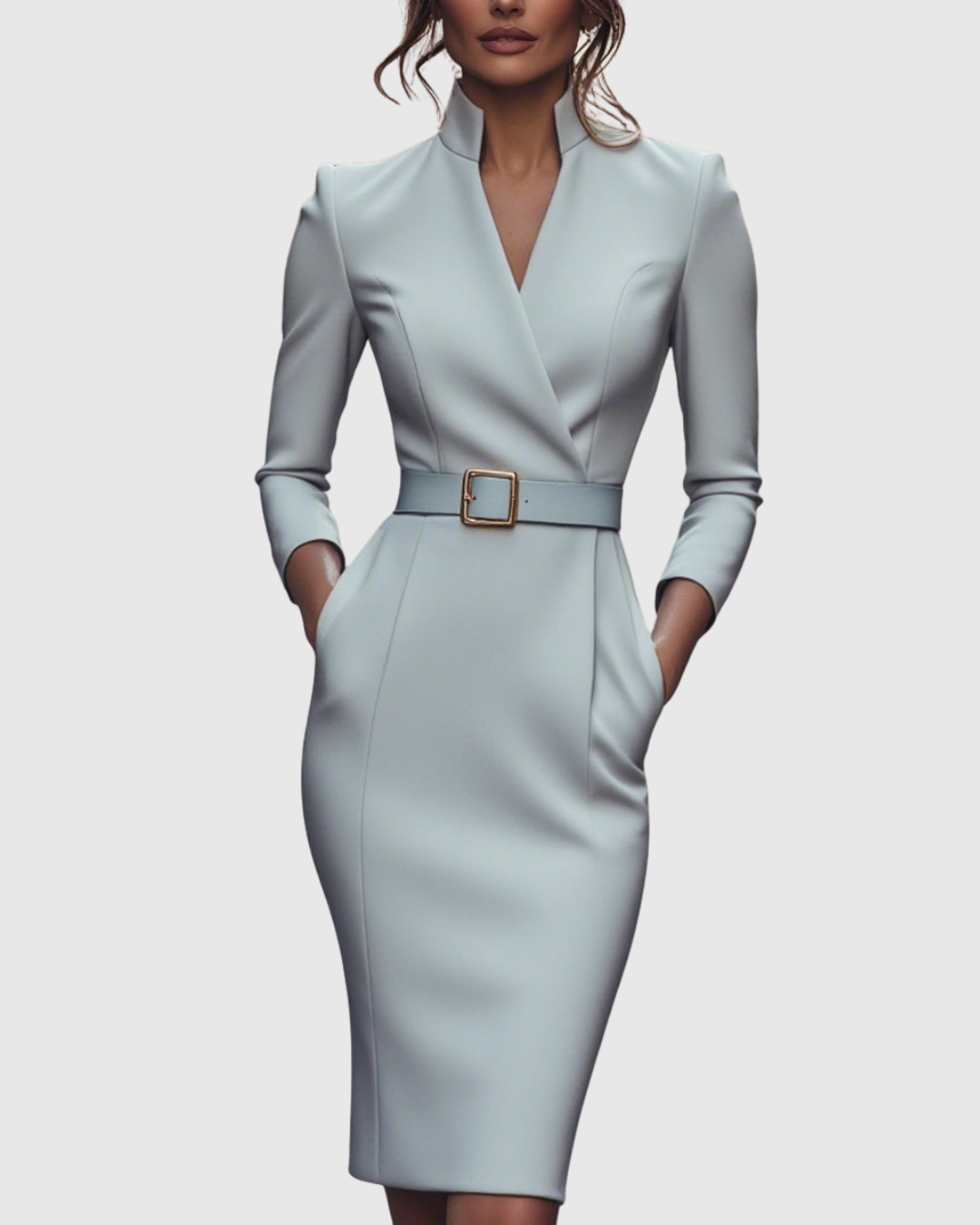 Stylish Women’s Midi Dress, Sophisticated Look and Fashionable Design