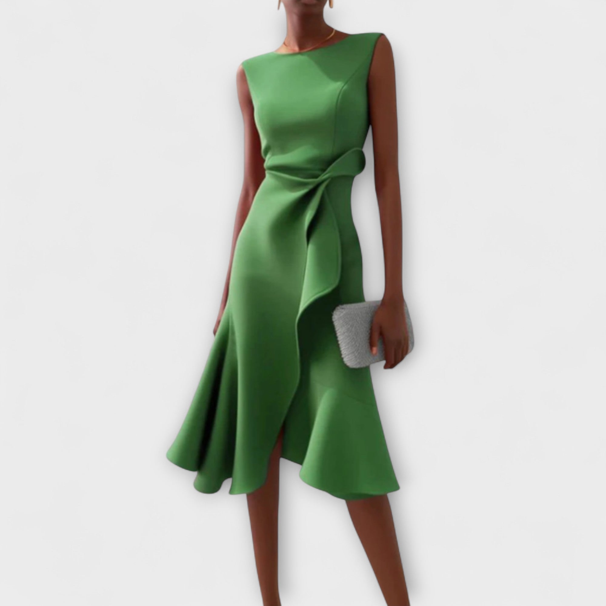 Stylish Women’s Midi Dress, Sophisticated Design and Elegant Style