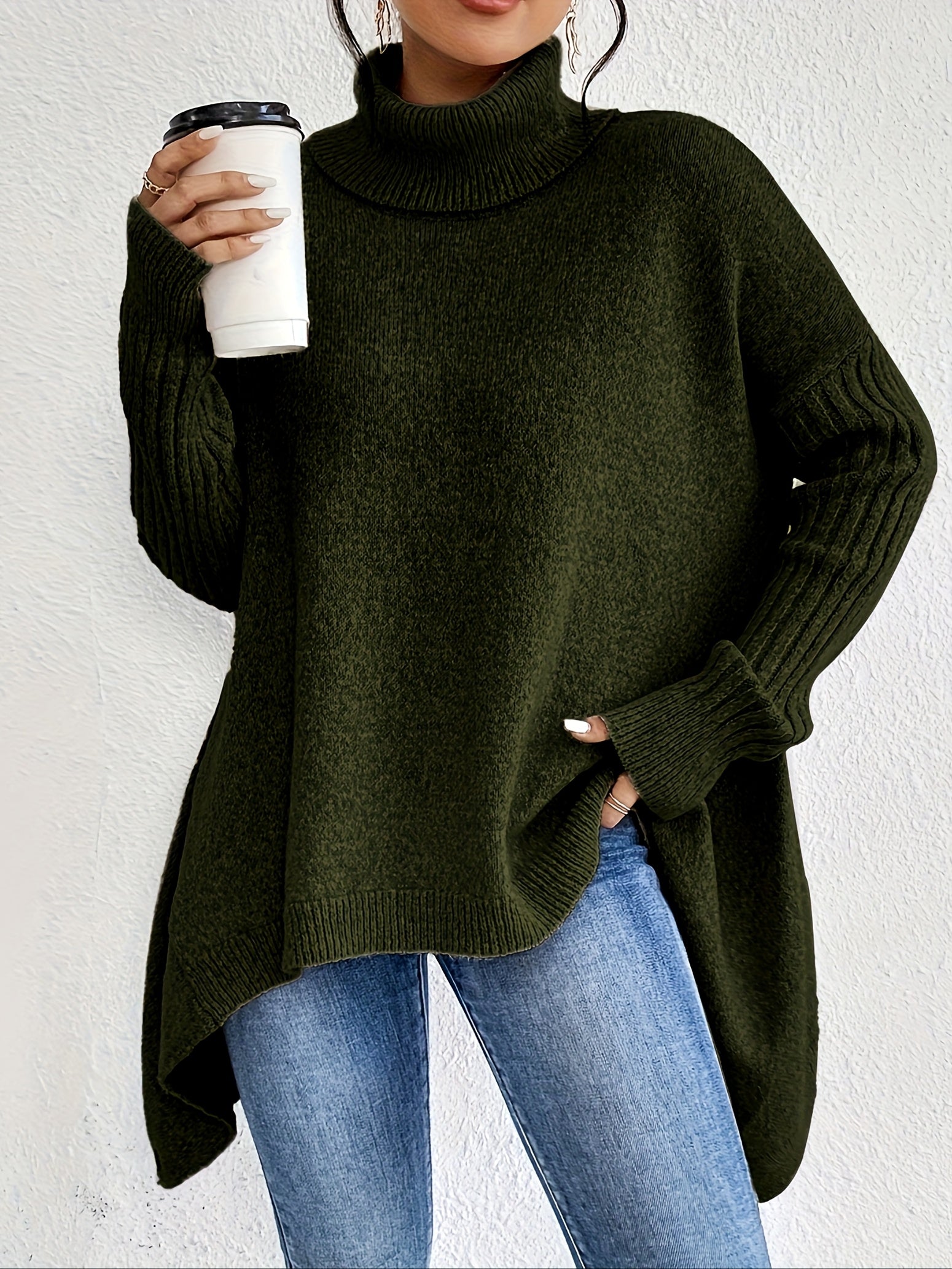 Ezella | Women's Relaxed Turtleneck Sweater