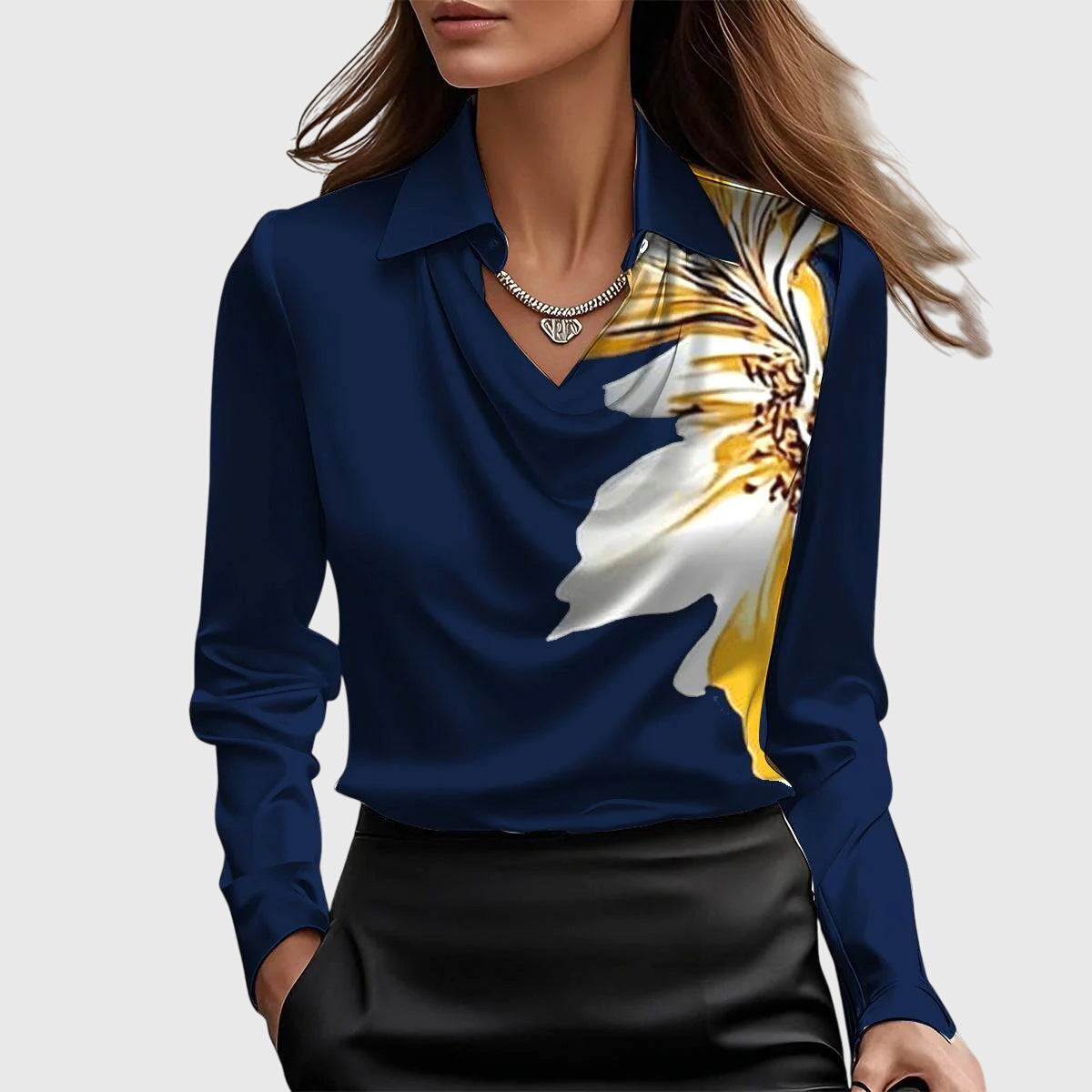 Elegant Women’s Blouse, Modern Design and Everyday Comfort