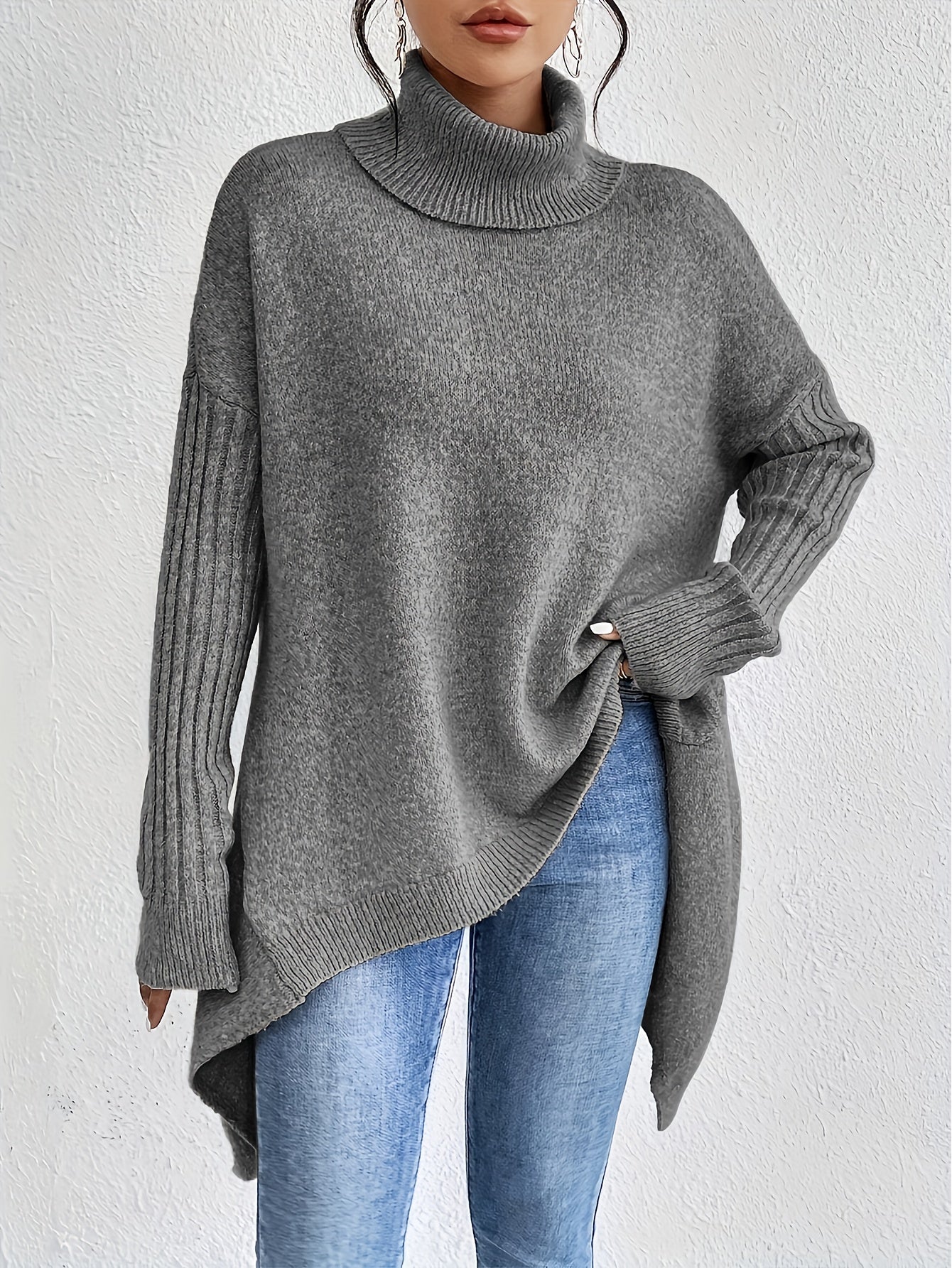 Ezella | Women's Relaxed Turtleneck Sweater