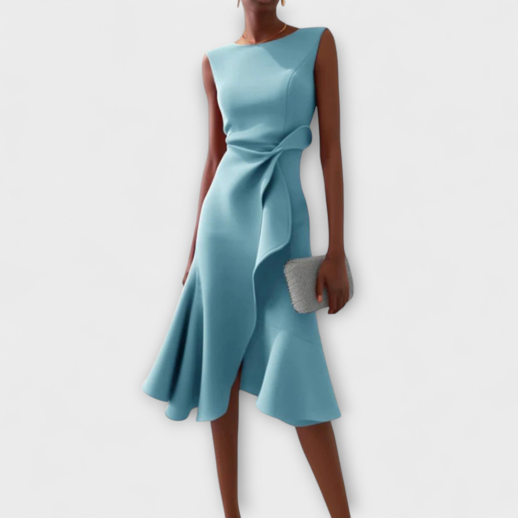 Stylish Women’s Midi Dress, Sophisticated Design and Elegant Style