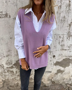 Noah | Women's V-Neck Knit Sweater Vest