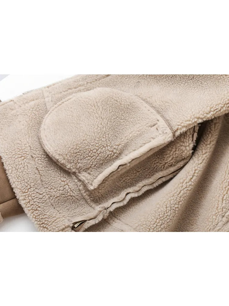 Odille | Women Warm Aviator Jacket Vintage Style