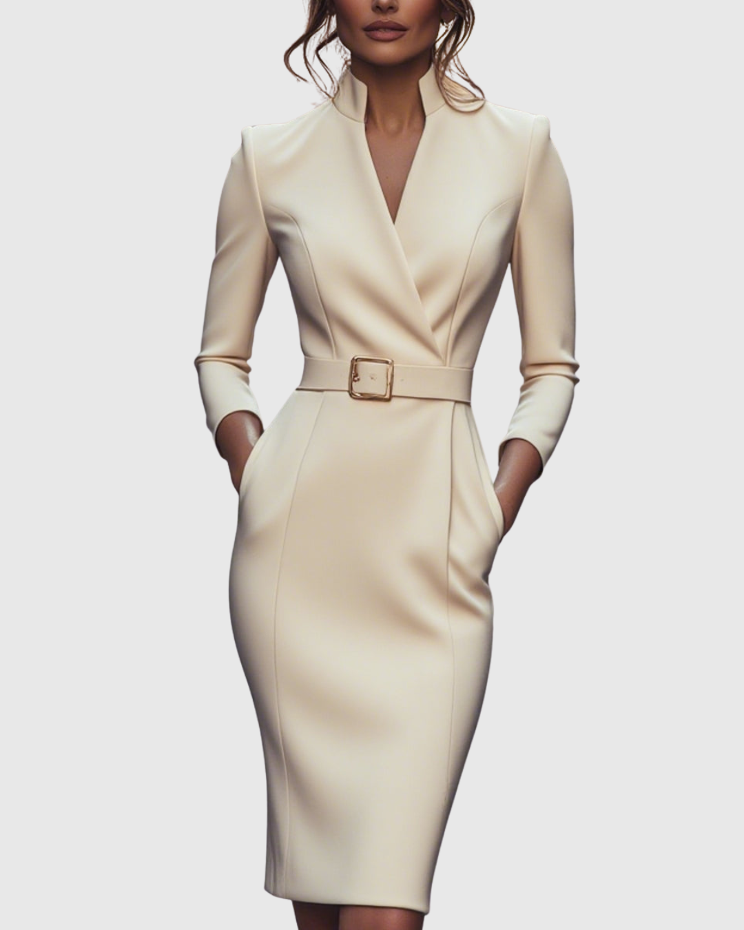 Stylish Women’s Midi Dress, Sophisticated Look and Fashionable Design