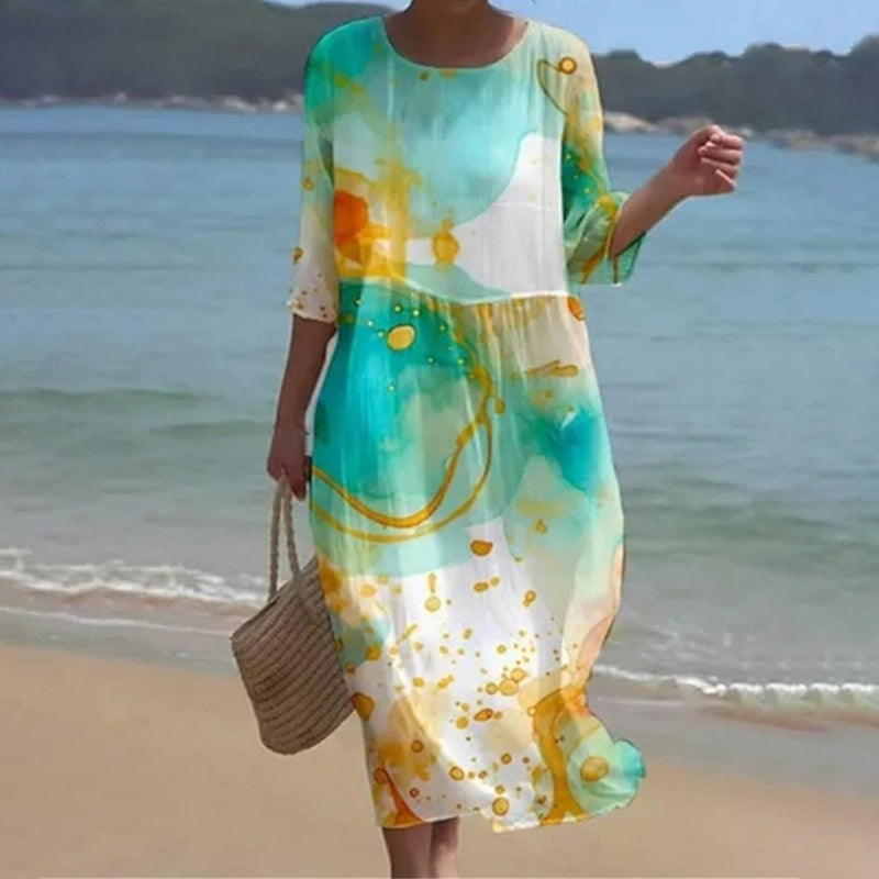 Floral Women’s Dress – Flattering Fit with Elegant Comfort