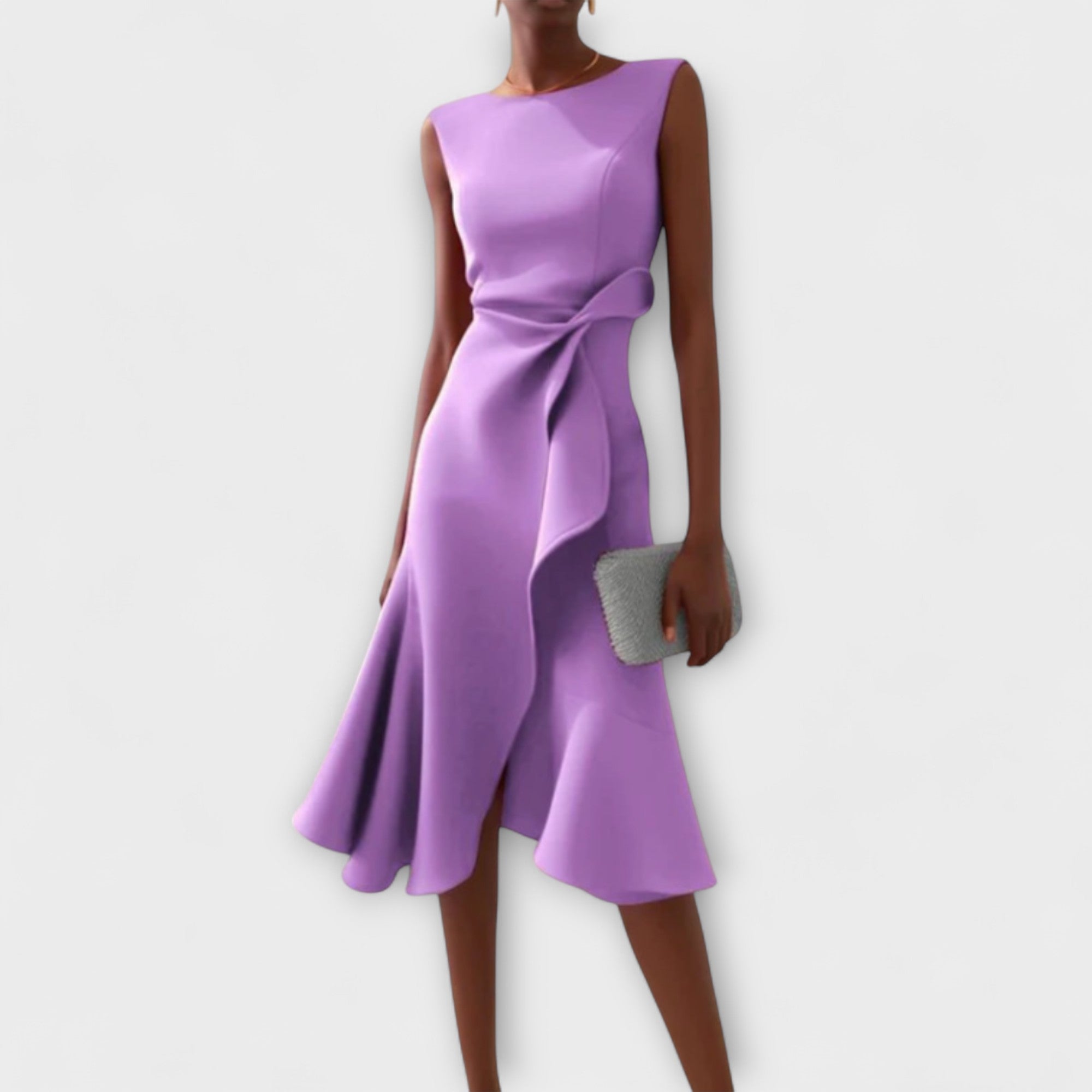 Stylish Women’s Midi Dress, Sophisticated Design and Elegant Style