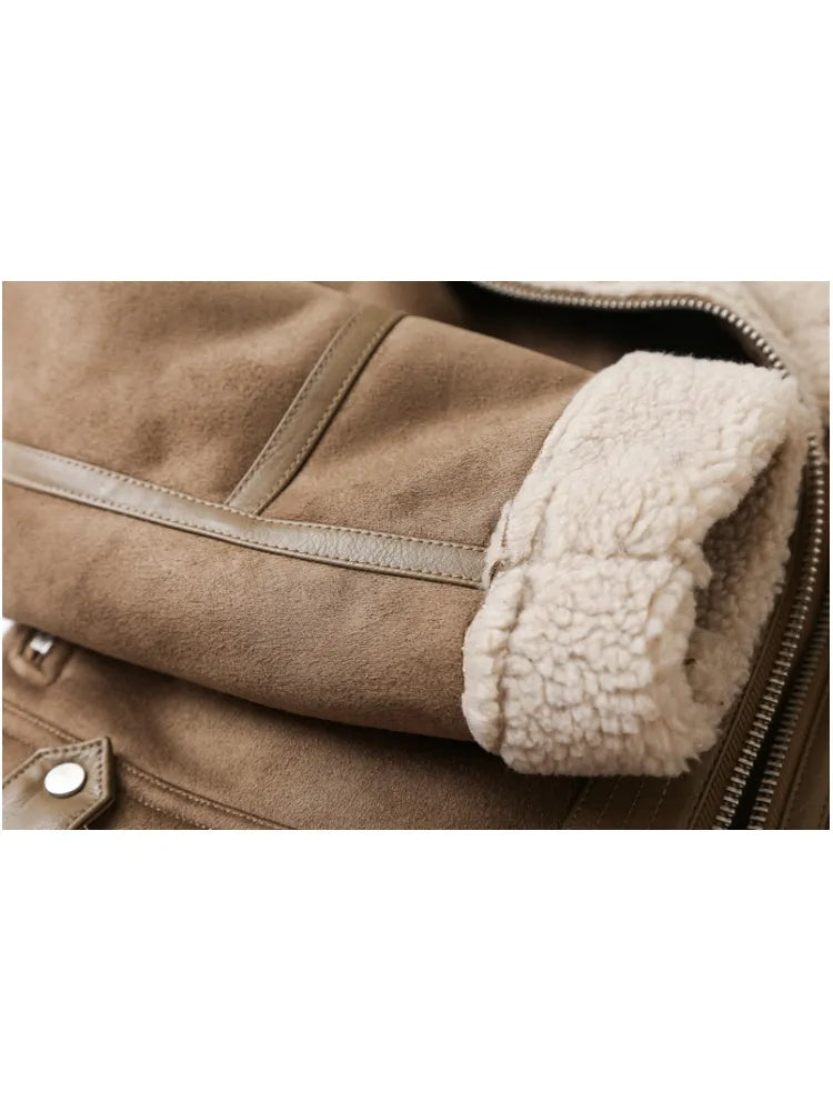 Odille | Women Warm Aviator Jacket Vintage Style