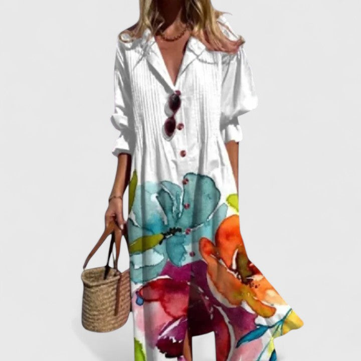 Feminine Boho Dress with an Elegant Touch, Fashionable Design