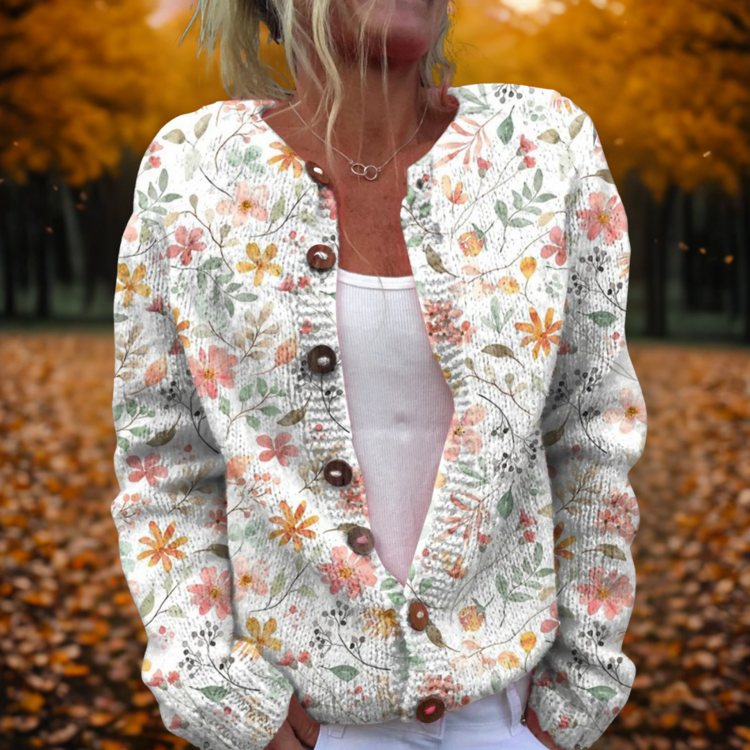 Grace | Women's Floral Print Cardigan