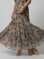 Off Shoulder Flow Midi Dress - Summer Party Elegant Style for Women