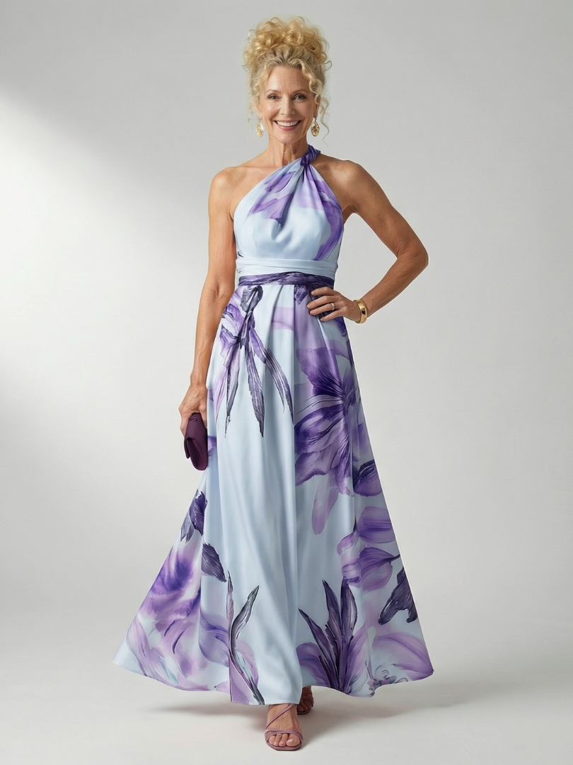 Light Floral Maxi Dress - Summer Elegant Breathable Boho Style