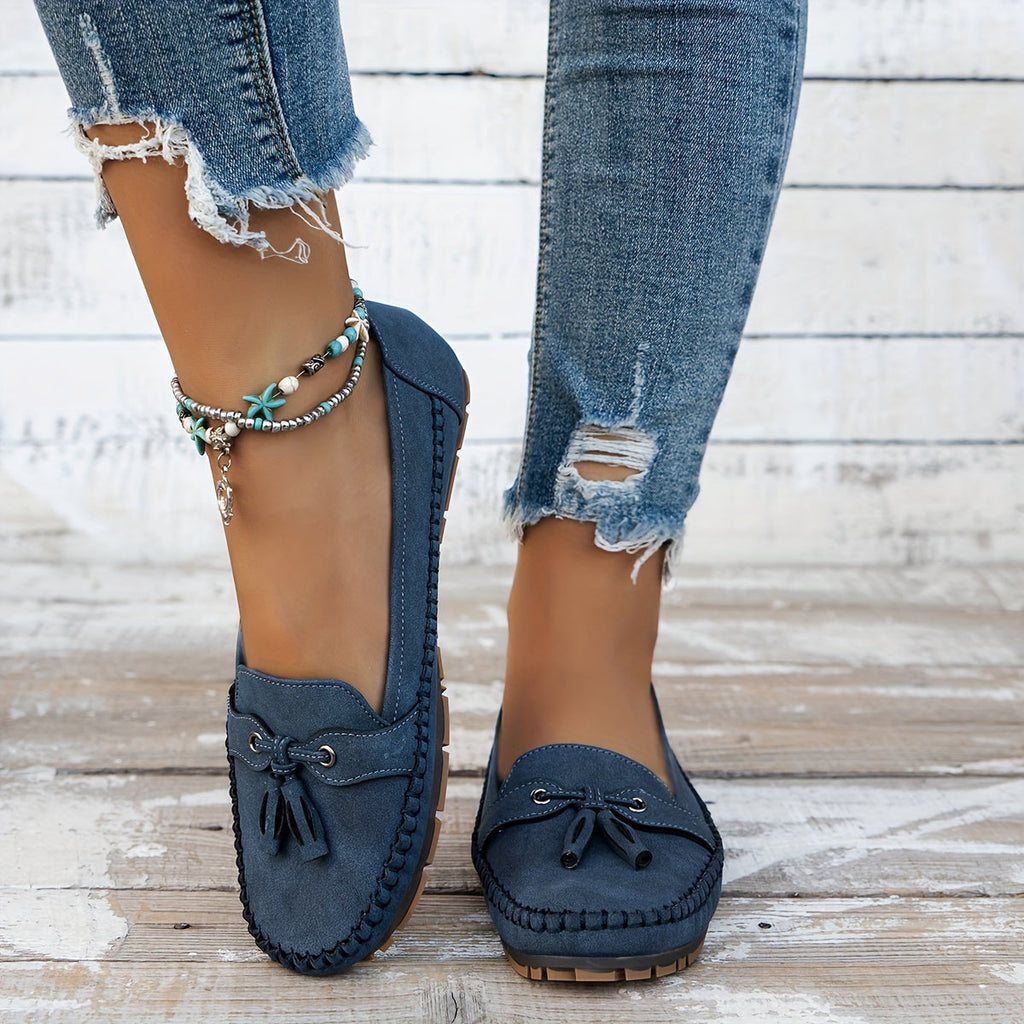Stylish Women’s Loafers with Tassels – Elegant Comfort for Everyday Wear