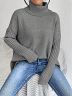 Ezella | Women's Relaxed Turtleneck Sweater