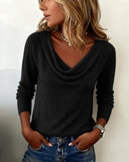 Francesca | Women's Cowl Neck Sweater