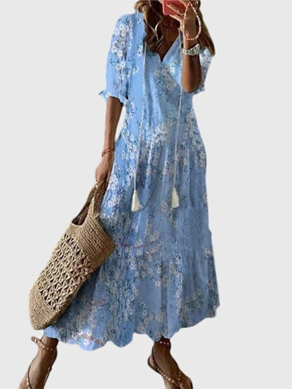 Vintage Boho Summer Dress – Timeless Style and Effortless Elegance