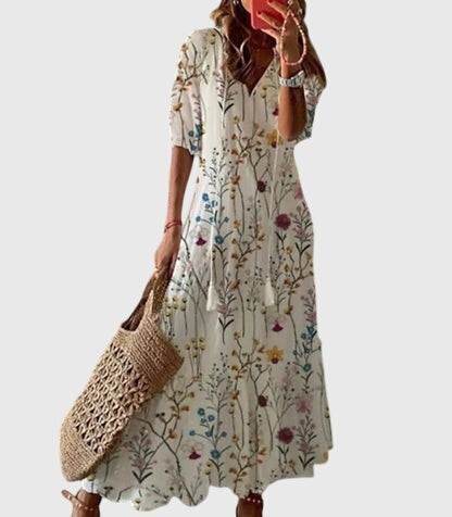Vintage Boho Summer Dress – Timeless Style and Effortless Elegance