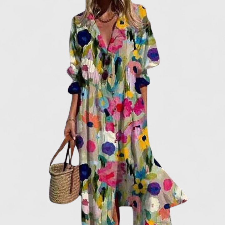 Feminine Boho Dress with an Elegant Touch, Fashionable Design