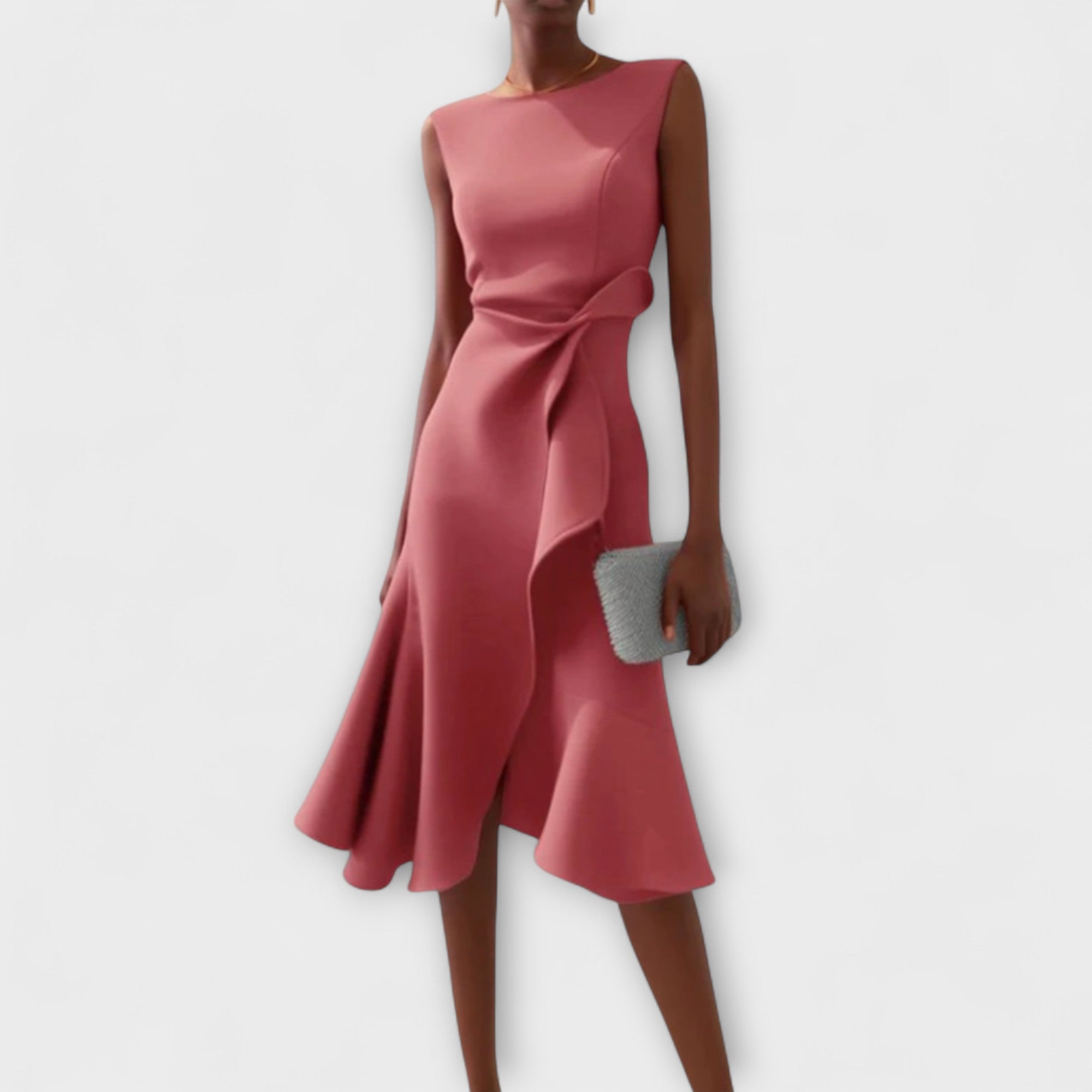 Stylish Women’s Midi Dress, Sophisticated Design and Elegant Style