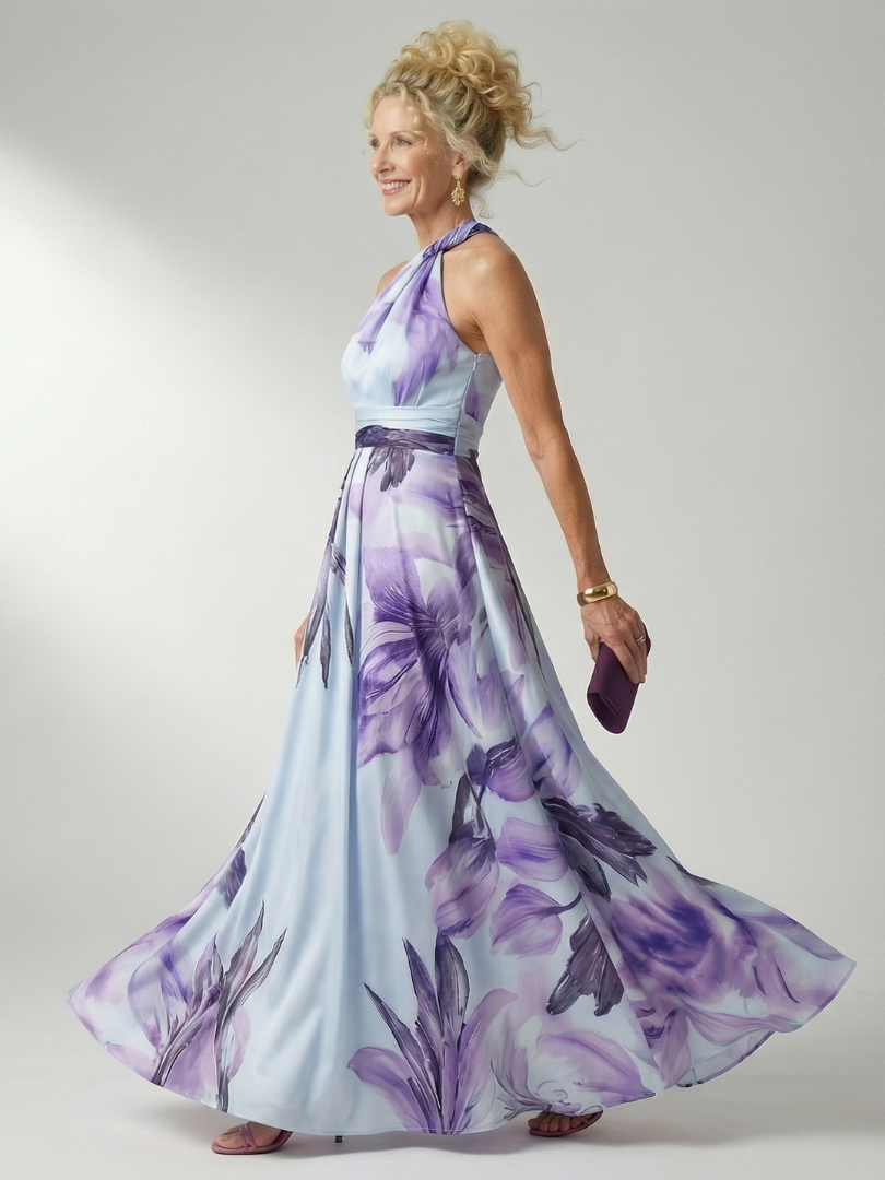 Light Floral Maxi Dress - Summer Elegant Breathable Boho Style