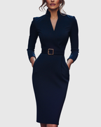 Stylish Women’s Midi Dress, Sophisticated Look and Fashionable Design