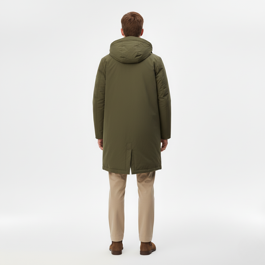 Menn's all-weather jacket, green