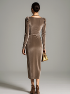 Lillian | Women's Lace-Detail Flowing Maxi Dress