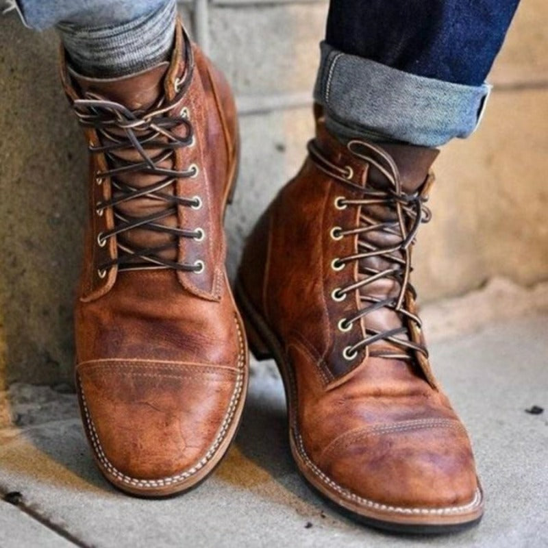 Aurelia | Men's Lace-Up Leather Boot