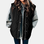 Flora | Women's Quilted Gilet with Removable Hood