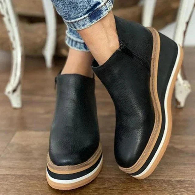 Stylish Women’s Ankle Boots, Waterproof and Comfortable for Everyday Wear