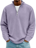 Barrett | Men's Ribbed Half-Zip Sweater