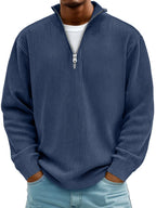 Barrett | Men's Ribbed Half-Zip Sweater