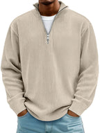 Barrett | Men's Ribbed Half-Zip Sweater