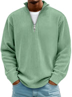 Barrett | Men's Ribbed Half-Zip Sweater
