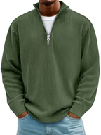 Barrett | Men's Ribbed Half-Zip Sweater