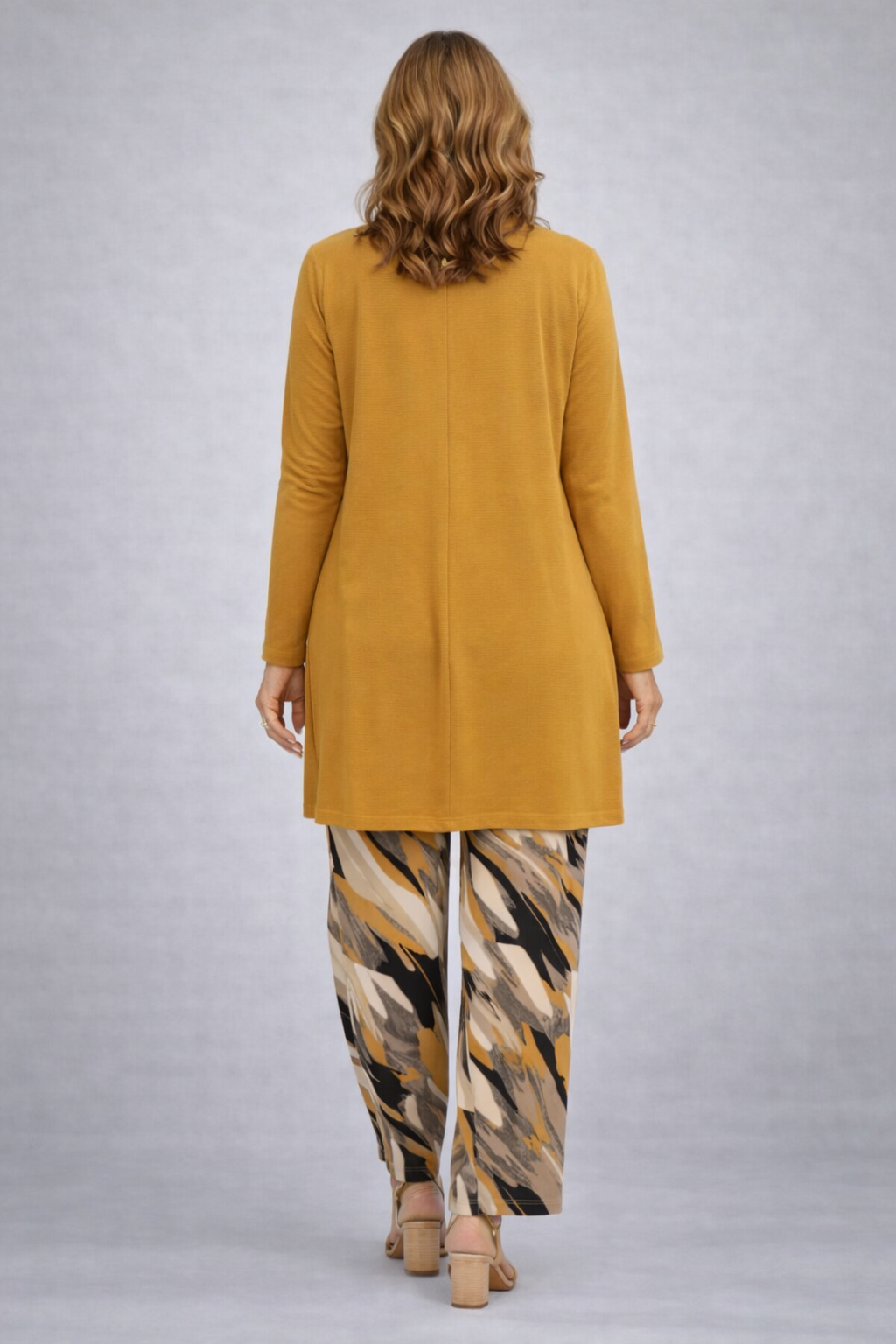 Ailene | Women's Patterned Cardigan Three-Piece Set