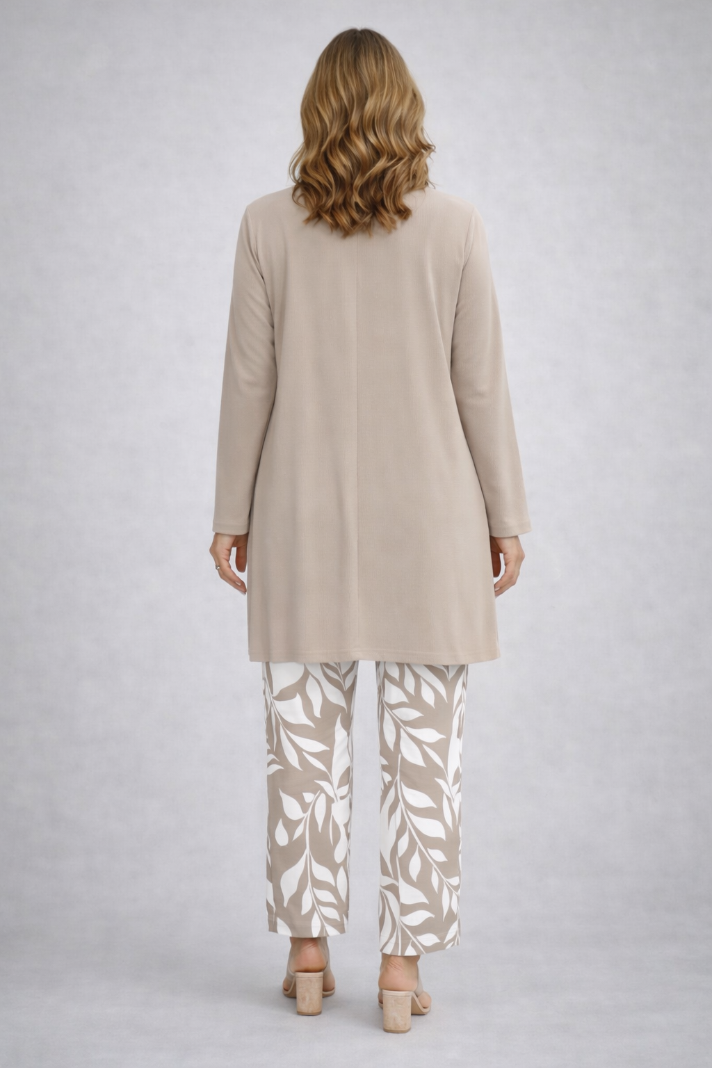 Jeryl | Women's Patterned Cardigan Three-Piece Set
