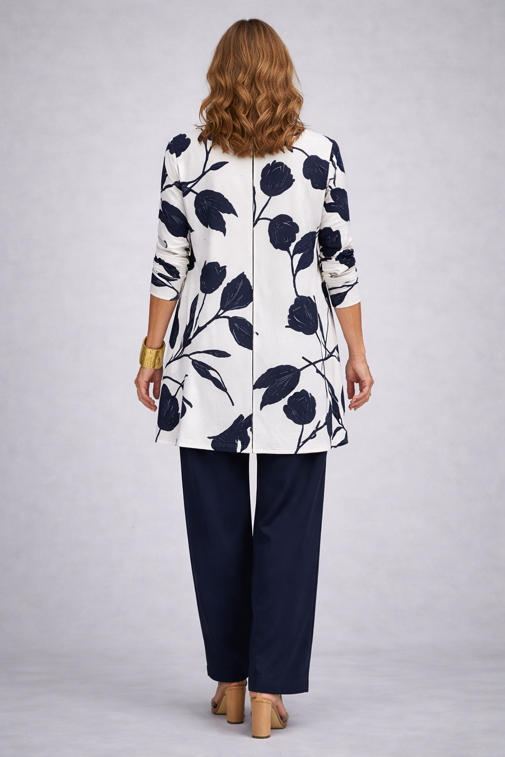 Ivana | Women's Patterned Cardigan Three-Piece Set