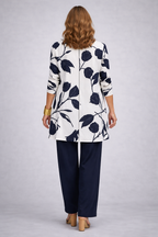 Ivana | Women's Patterned Cardigan Three-Piece Set