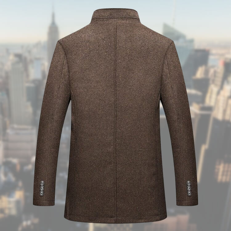 Henrik | Men's Quilted Vest with Knit Panel