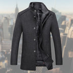 Henrik | Men's Quilted Vest with Knit Panel
