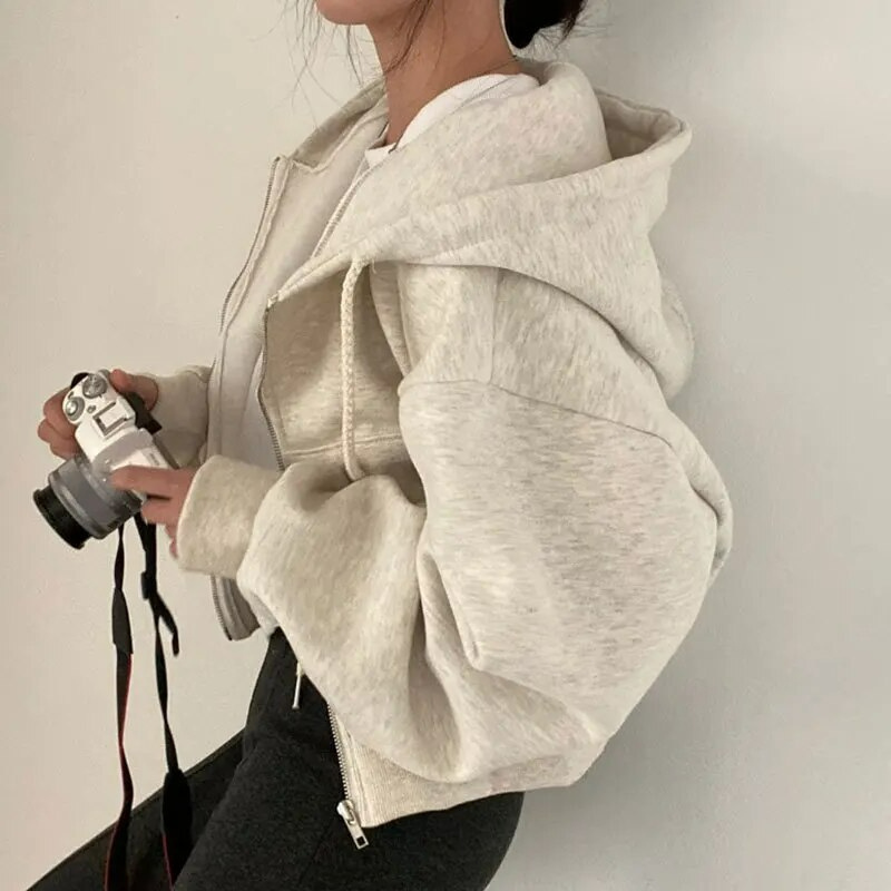 Harriet | Women's Oversized Zip Hoodie with Pockets