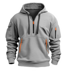 Madsen | Men's Half-Zip Hoodie with Cargo Pockets