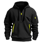 Madsen | Men's Half-Zip Hoodie with Cargo Pockets