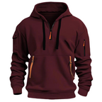 Madsen | Men's Half-Zip Hoodie with Cargo Pockets