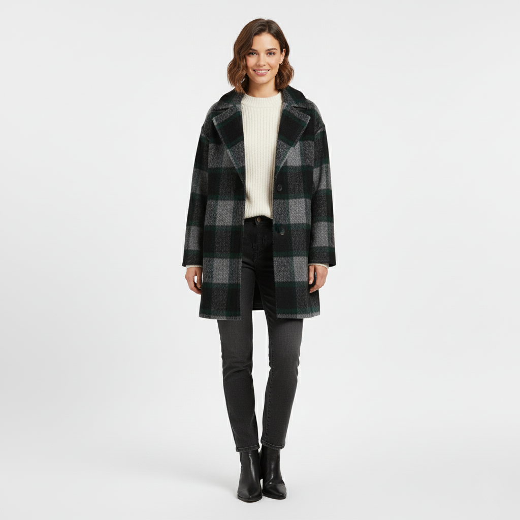 Stylish and comfortable women's jacket, black
