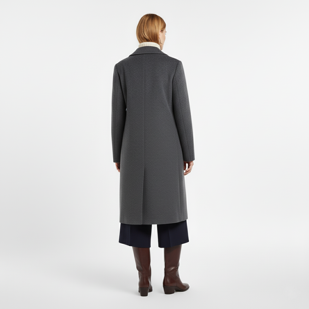 Stylish and warm women's jacket in gray